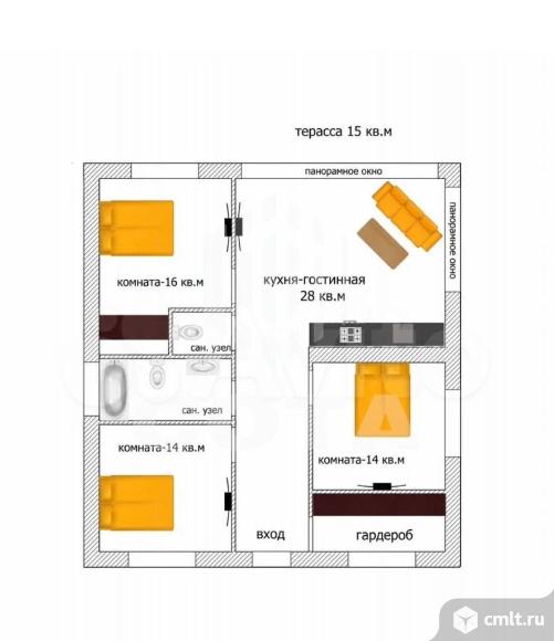 Дом 115 кв.м. Фото 11.