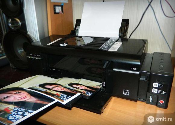 Принтер цветной Epson L800 (профессиональный). Фото 1.