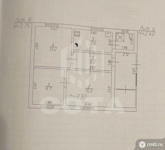Дом 52 кв.м. Фото 20.