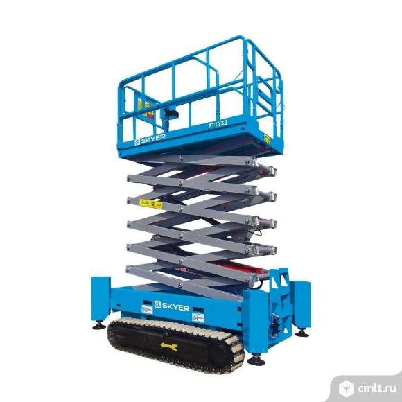 Подъёмники электрические и дизельные в аренду. Фото 1.