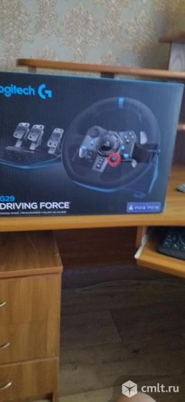 Игровой руль Logitech g29 с педалями. Фото 4.