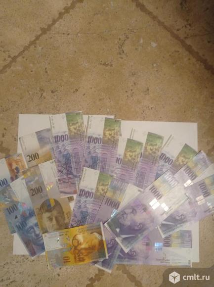 Куплю, обмен старые Швейцарские франки, бумажные Английские фунты стерлингов и др.. Фото 1.