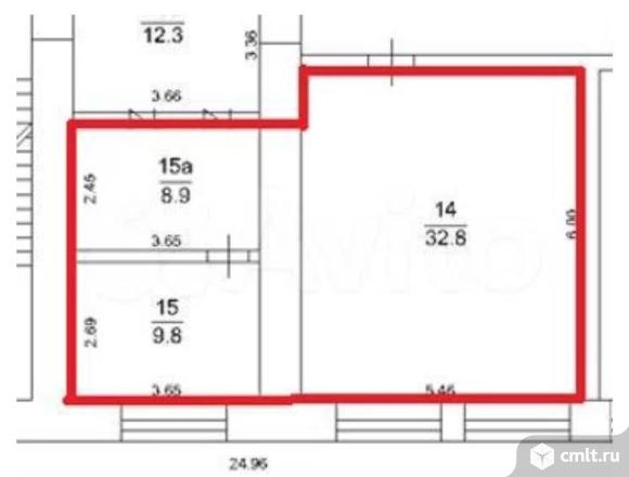 Аренда офиса 51.5 м2. Фото 3.