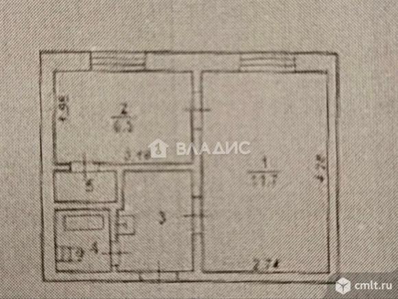 1-комнатная квартира 24,1 кв.м. Фото 16.
