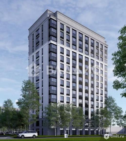 1-комнатная квартира 38,51 кв.м. Фото 1.