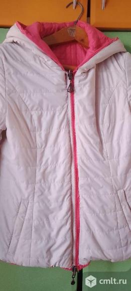 Куртка демисезонная двухстороняя. Фото 1.