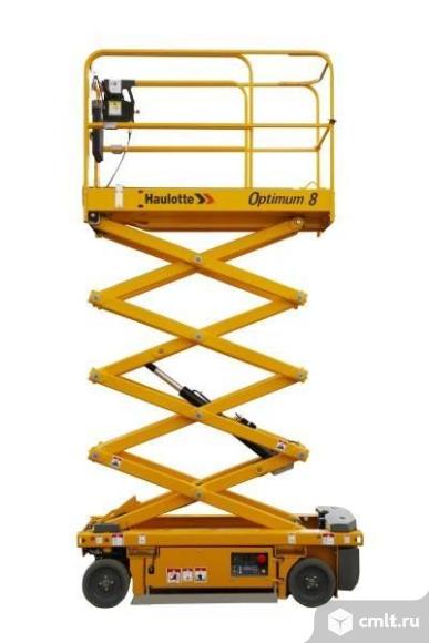 Подъёмники: ножничные (до 18 м / 500 кг) и коленчатые (до 28 м / 300 кг). Фото 1.