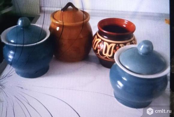 Горшки керамические для запекания.. Фото 1.