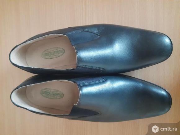 Продаются туфли мужские, черные, кожаные, новые.. Фото 1.