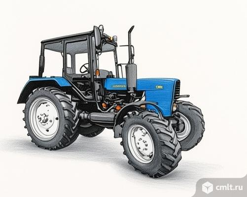 МТЗ-82.1 с балочным мостом — усиленный и надёжный трактор для тяжёлых задач!. Фото 1.