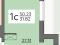 1-комнатная квартира 29,8 кв.м. Фото 1.