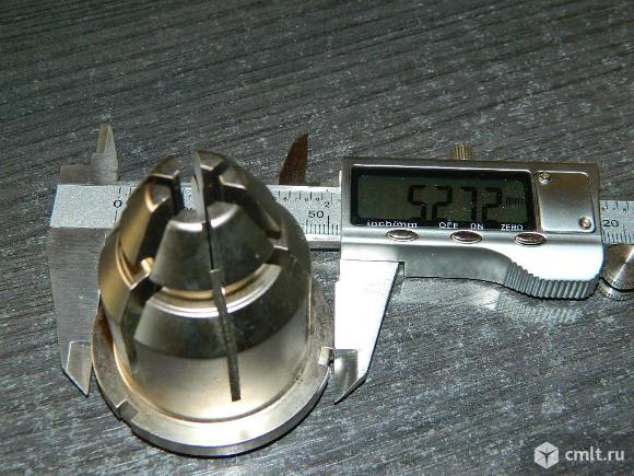 Цанговый патрон массивный 9/13 мм конус под СОЖ для фрезерного станка. Фото 9.