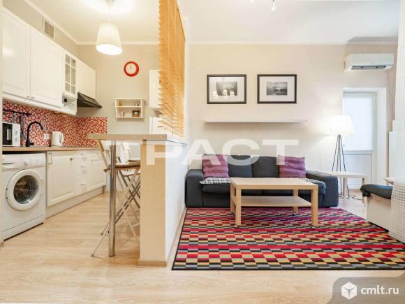 1-комнатная квартира 37 кв.м. Фото 1.