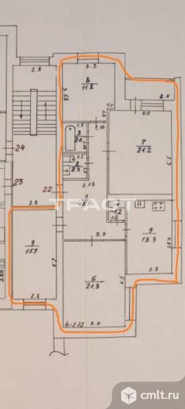 4-комнатная квартира 105,1 кв.м. Фото 16.