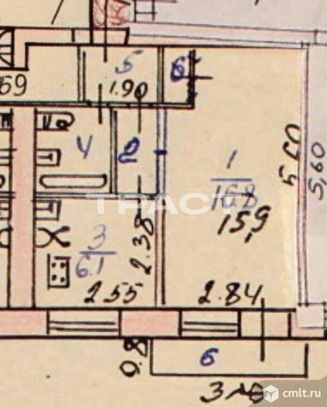 1-комнатная квартира 30 кв.м. Фото 13.