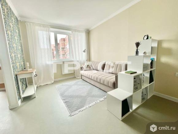 1-комнатная квартира 38,7 кв.м. Фото 1.