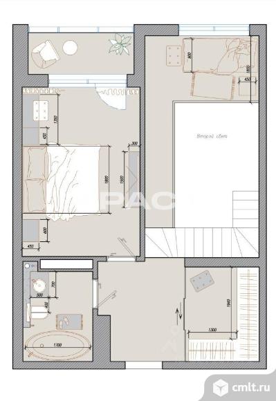 2-комнатная квартира 79,2 кв.м. Фото 6.