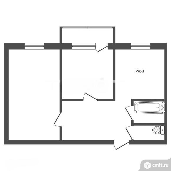 2-комнатная квартира 42,1 кв.м. Фото 14.