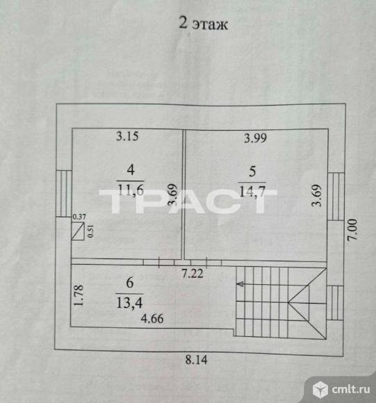 Дом 70 кв.м. Фото 7.