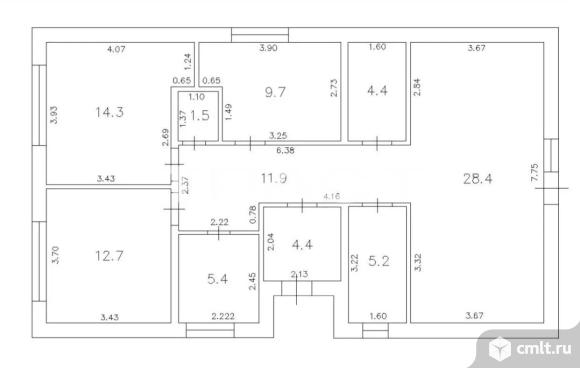 Коттедж 100 кв.м. Фото 10.