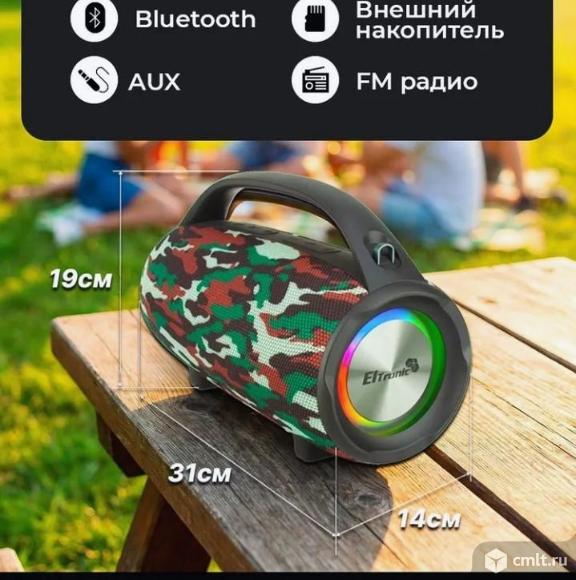 Бумбокс портативная колонка ELTRONIC 60 Вт TWS. Фото 14.
