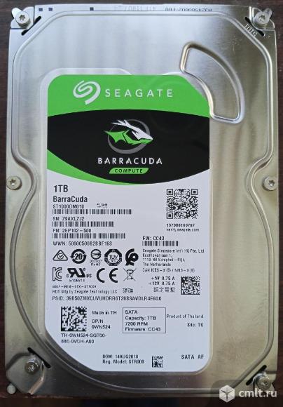 HDD 1Tb Seagate ST1000DM010 1Тб. Фото 1.