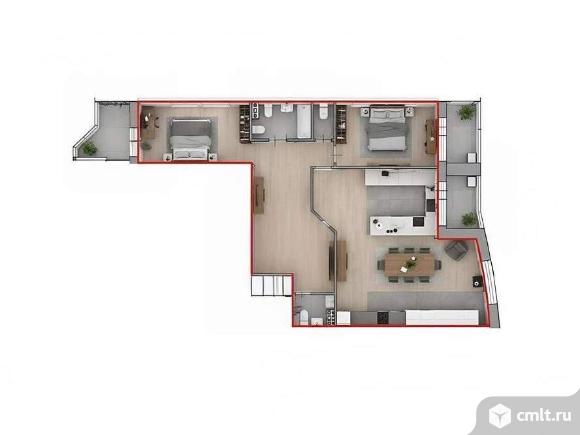 Продается 3-комн. квартира 102.6 кв.м.. Фото 1.