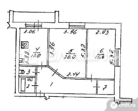 2-комнатная квартира 67,5 кв.м. Фото 19.