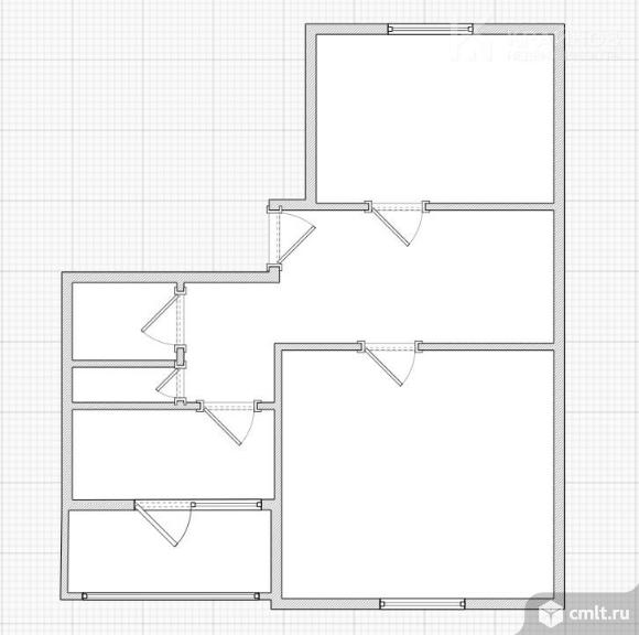 2-комнатная квартира 59,8 кв.м. Фото 1.