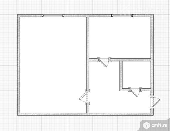 1-комнатная квартира 29,8 кв.м. Фото 1.