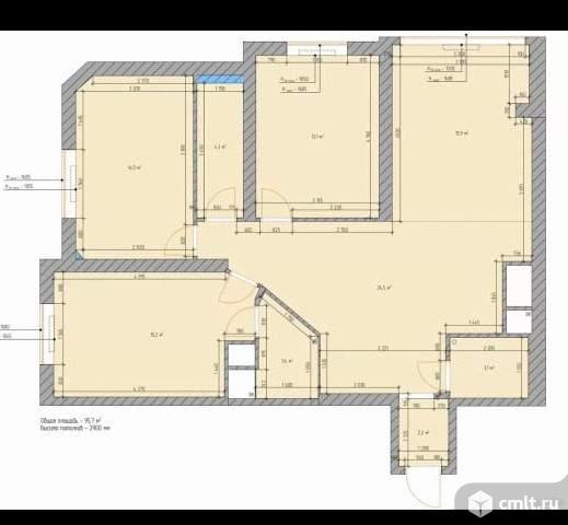 Продам 4-комн. квартиру 99.7 кв.м.. Фото 14.