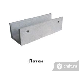 Бетонные кольца с крышками и днищами, для канализационных и  коллекторных колодцев, лотки. Фото 2.