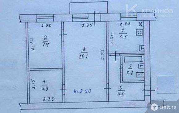 2-комнатная квартира 41,2 кв.м. Фото 1.