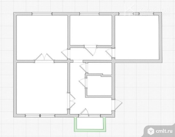 3-комнатная квартира 81,7 кв.м. Фото 1.