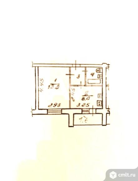 1-комнатная квартира 27 кв.м. Фото 3.