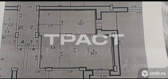 1-комнатная квартира 45,3 кв.м. Фото 9.
