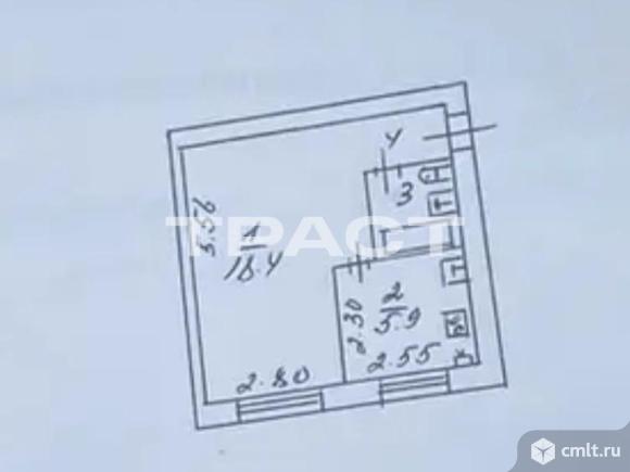 1-комнатная квартира 29,2 кв.м. Фото 17.