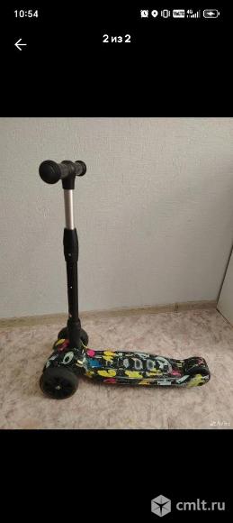 Детский трехколесный самокат. Фото 2.