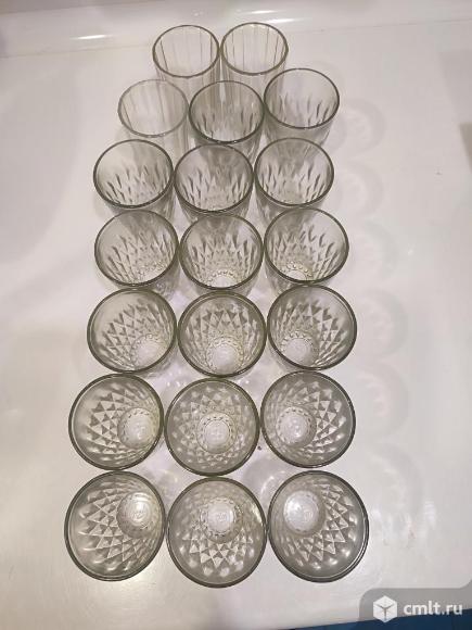 Стопки стекло 20шт.. Фото 2.