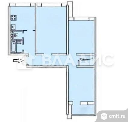 3-комнатная квартира 67,7 кв.м. Фото 14.