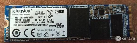 Ssd m2 kingston 256gb. Фото 1.