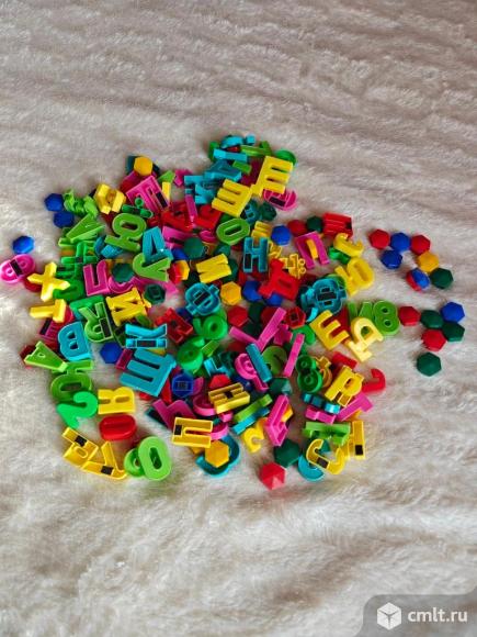 Магнитная азбука + мозайка. Фото 1.