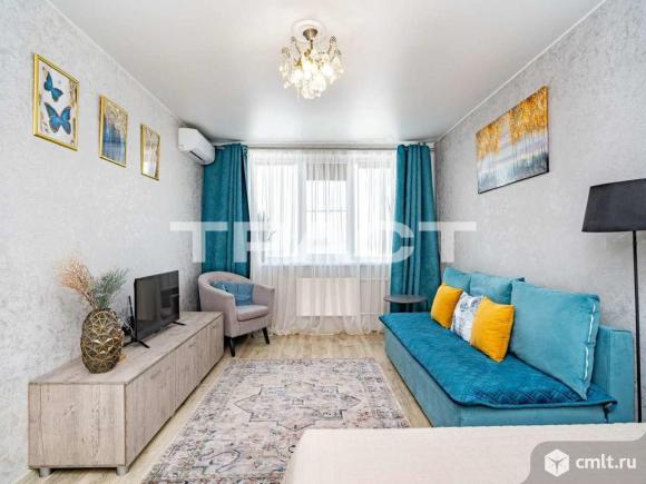 1-комнатная квартира 39,3 кв.м. Фото 1.