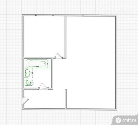 1-комнатная квартира 30 кв.м. Фото 1.