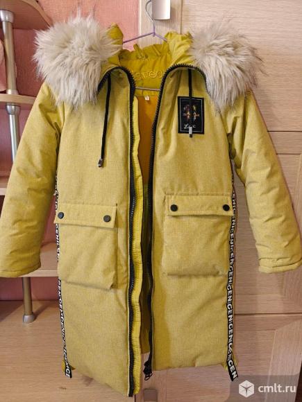 Куртка зимняя на девочку 128 р-р. Фото 1.