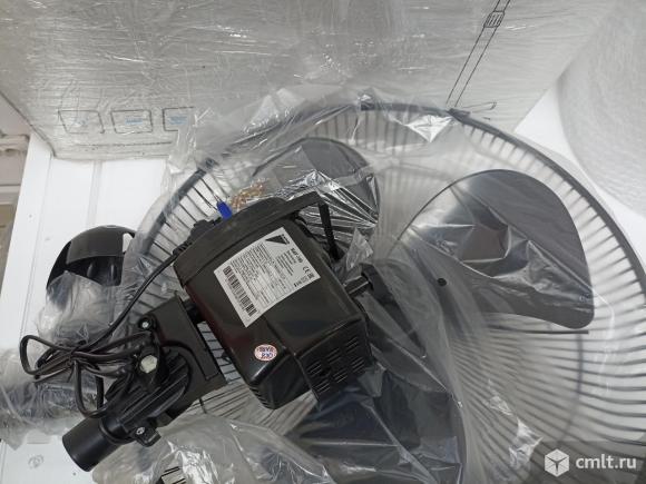 Новый большой  напольный вентилятор Rapid RAF-100, 35 Вт, черный. Фото 2.