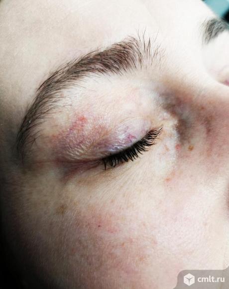 Ламинирование и архитектура бровей/ресниц. Фото 1.