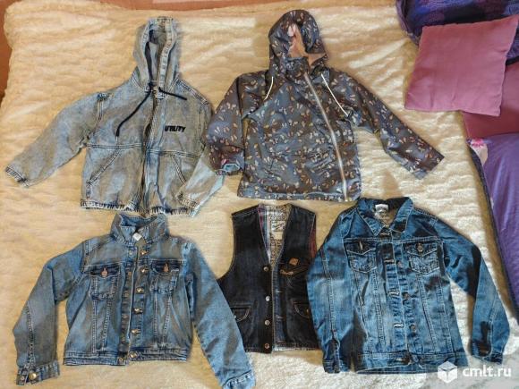 Куртки на девочку пакетом 128-134 р-р. Фото 1.