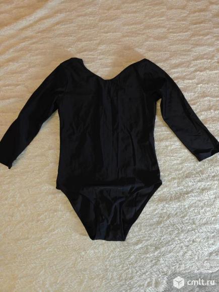 Купальник гимнастический на 10-14 лет. Фото 1.