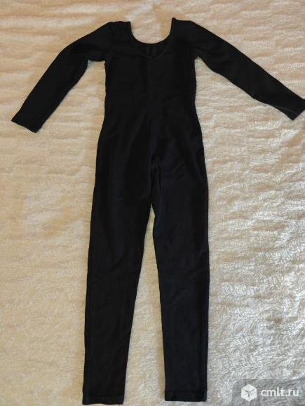 Купальник гимнастический длинный 134-140. Фото 4.